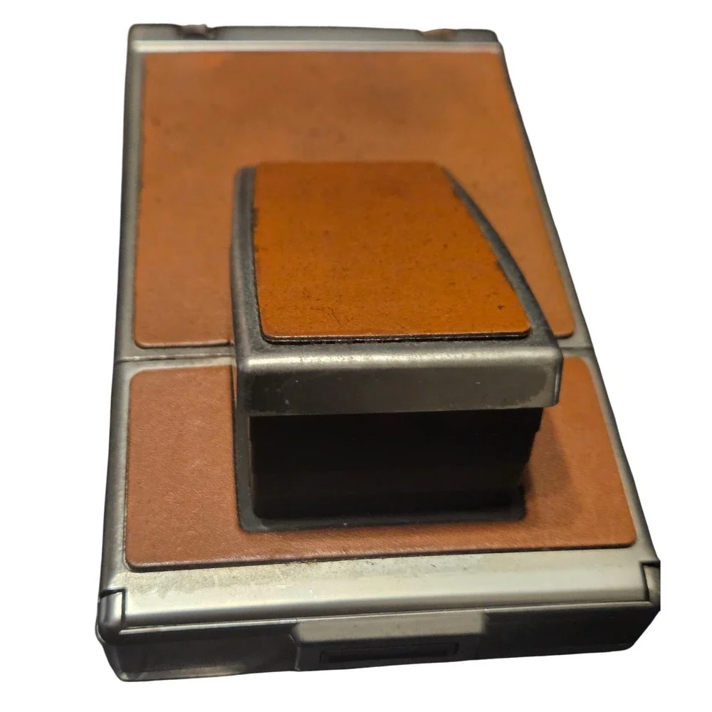 Polaroid SX-70 Alpha 1 Land Camera 1977 Tan Leather Silver Vintage Instant SLR